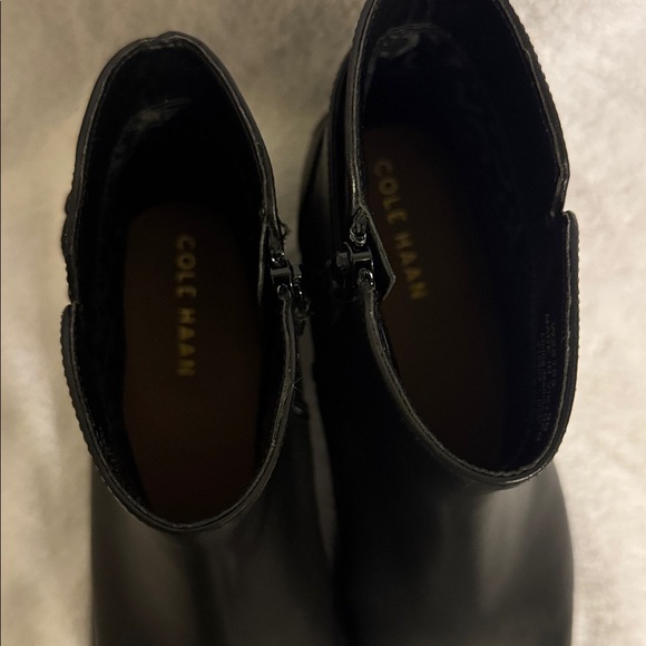 Cole Haan Black Heeled Boots - Picture 4 of 7